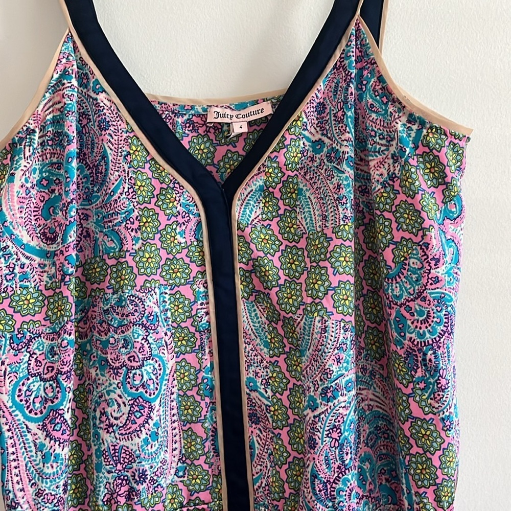 Juicy Couture x Revolve Imperial Starflower Sateen Maxi Dress Size 4 (S/M) - Picture 6 of 15